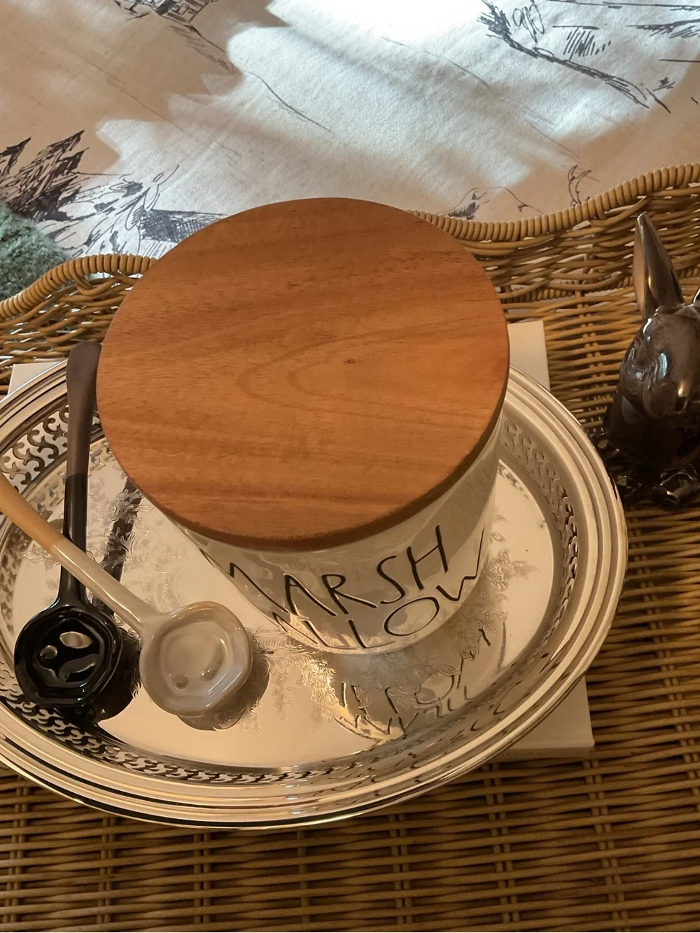 Rae Dunn Marshmallow Canister / Cellar